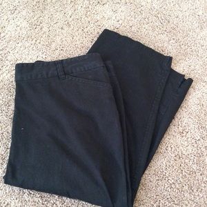NWOT black Sonoma Capri denim